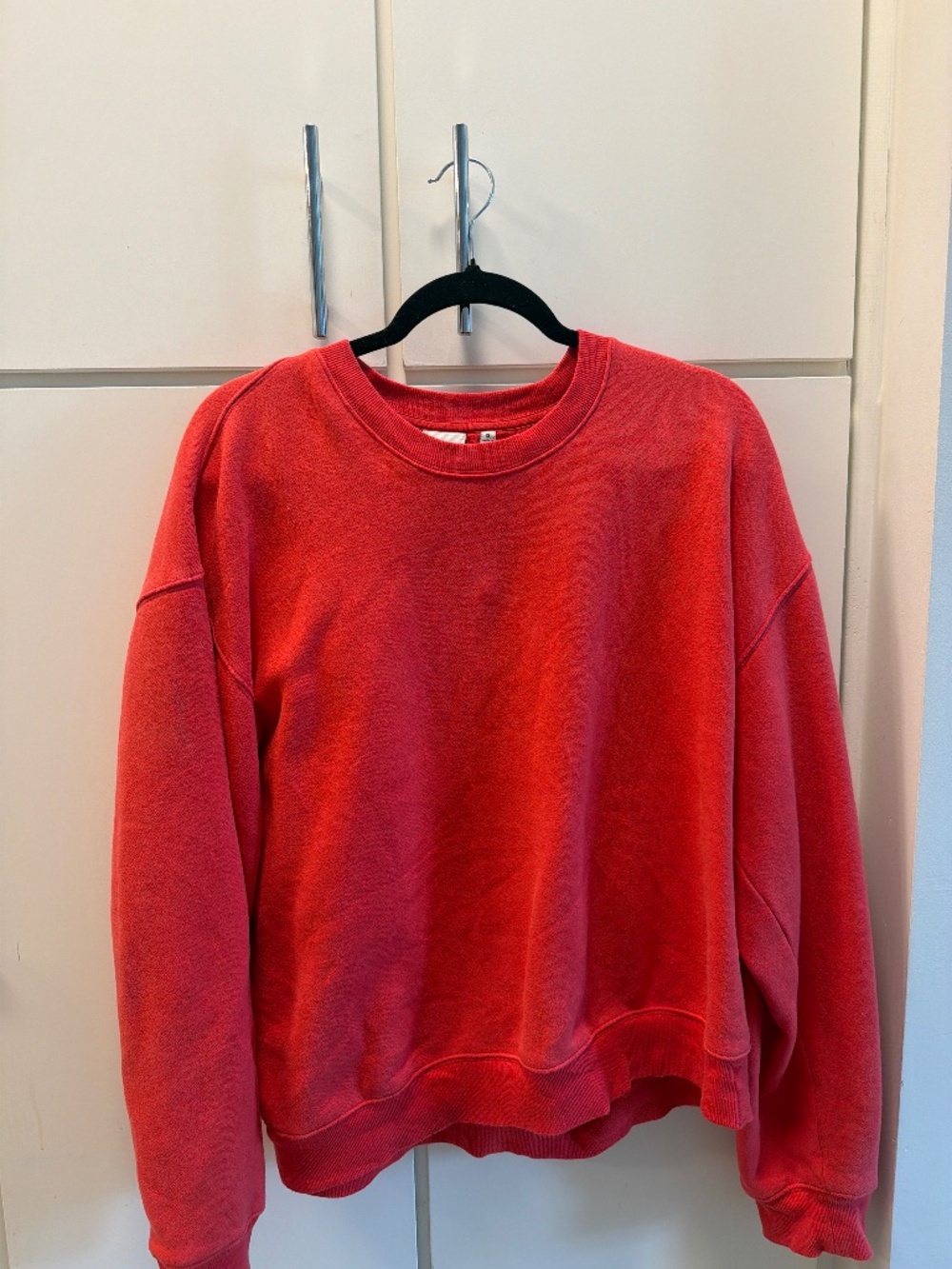 Pink/red writing sweatshirt